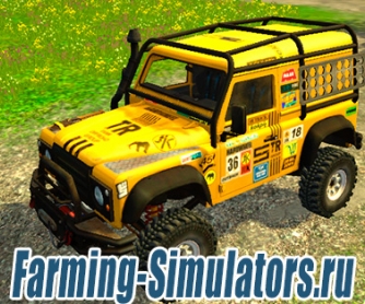 Автомобиль «Landrover Defender Dakar» v1.0 для Farming Simulator 2015 - скриншот