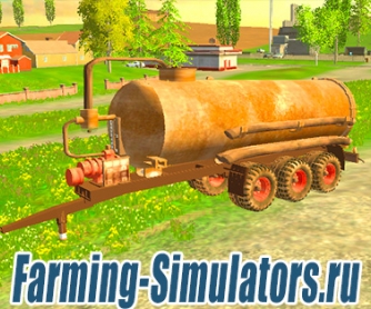 Бочка для навоза «Guelle Tridem» v1.0 для Farming Simulator 2015 - скриншот