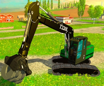 Челюстной погрузчик «FDR T220L Grapple Loader» v1.0 для Farming Simulator 2015 - скриншот