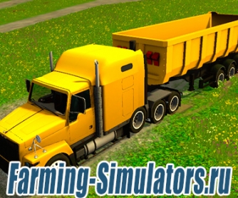 Грузовик «Gaz Titan Truck» + полуприцеп «Tipper Trailer» v1.0 для Farming Simulator 2015 - скриншот