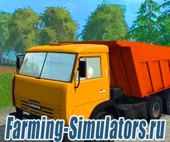 Грузовик «КамАЗ 65115» v1.0 для Farming Simulator 2015 - скриншот