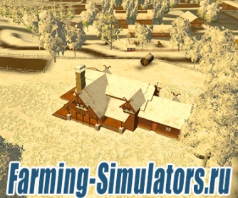 Карта «BjornHolm Winter»  для Farming Simulator 2015 - скриншот