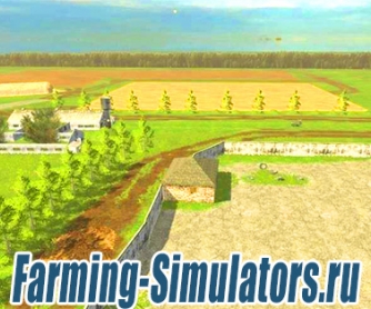 Карта «Деревушка» для Farming Simulator 2015 - скриншот