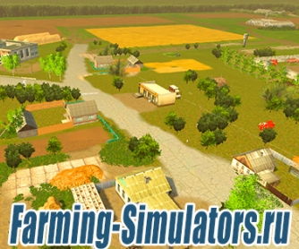 Карта «Деревушка» v2 для Farming Simulator 2015 - скриншот