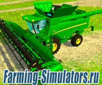 Комбайн «John Deere S690i» v1.0 для Farming Simulator 2015 - скриншот