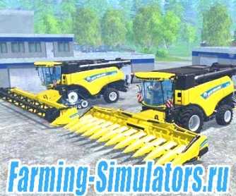 Комбайн «New Holland CR1090» pack для Farming Simulator 2015 - скриншот
