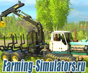 Лесо-погрузчик «Т-150»  для Farming Simulator 2015 - скриншот