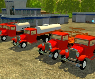 Набор грузовиков «Ford AA pack» v2.0 для Farming Simulator 2015 - скриншот