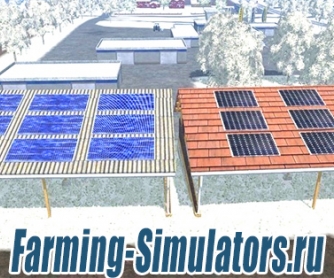 Навес «Shelter with Solar» v1.0 для Farming Simulator 2015 - скриншот
