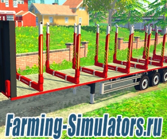 Прицеп для брёвен «Kogel Timber Semi Trailers» v1.0 для Farming Simulator 2015 - скриншот