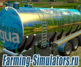 Прицеп для воды «Tanque Sisterna Water» v1.0 для Farming Simulator 2015 - скриншот
