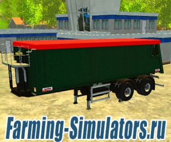 Прицеп двуосный «Kroeger Agroliner SMK 34» v1.0 для Farming Simulator 2015 - скриншот