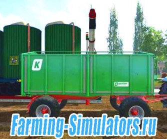 Прицеп-самосвал «KROEGER HKD 302» для Farming Simulator 2015 - скриншот