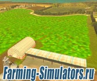 Русская карта «Летние поля»  для Farming Simulator 2015 - скриншот