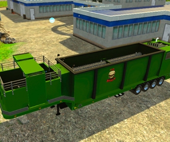 Щеподробилка «The Beast Heavy Duty Wood Chippers» v1.2 для Farming Simulator 2015 - скриншот