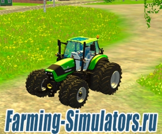 Трактор «Deutz Fahr Agrotron 6190 TTV» v1.0 для Farming Simulator 2015 - скриншот