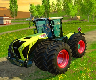 Трактор «CLAAS Xerion 4500» v3.0 для Farming Simulator 2015 - скриншот