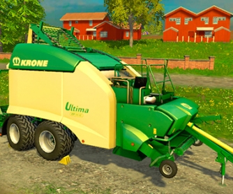 Упаковщик «Krone Ultima CF 155 XC»  для Farming Simulator 2015 - скриншот