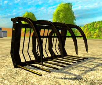 Вилы для подъемника «Dymax Grab» v1.0 для Farming Simulator 2015 - скриншот