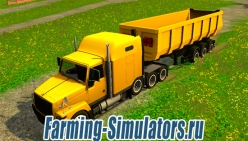 Грузовик «Gaz Titan Truck» + полуприцеп «Tipper Trailer» v1.0 для Farming Simulator 2015 - скриншот