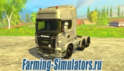 Грузовик «Scania R730 Silver» v3.0 для Farming Simulator 2015 - скриншот