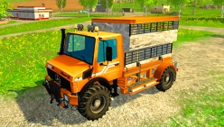 Грузовик «Unimog Spezial Vieh» v1.0 для Farming Simulator 2015 - скриншот