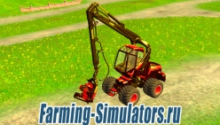 Харвестер «Ponsse 4WD EcoLog» v2.0 для Farming Simulator 2015 - скриншот