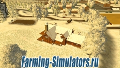 Карта «BjornHolm Winter»  для Farming Simulator 2015 - скриншот