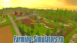 Карта «NorgeHolm» v1.2 для Farming Simulator 2015 - скриншот