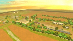Карта «Полевое»  для Farming Simulator 2015 - скриншот