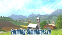 Карта «Walchen» для Farming Simulator 2015 - скриншот
