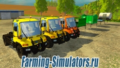 Набор грузовиков и кузовов «Unimog U400 WB» v1.1 для Farming Simulator 2015 - скриншот