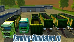 Набор грузовиков и прицепов «MAN TGX Krone» v1.0 для Farming Simulator 2015 - скриншот