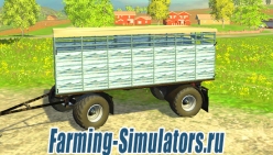 Прицеп для скотины «HW Vieh Trailer» v1.0 для Farming Simulator 2015 - скриншот