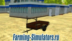 Прицеп «Single Axle Trailer» v1.0 для Farming Simulator 2015 - скриншот