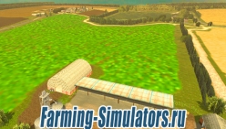 Русская карта «Летние поля»  для Farming Simulator 2015 - скриншот