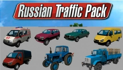 Русский трафик «Russian Traffic Pack»  для Farming Simulator 2015 - скриншот