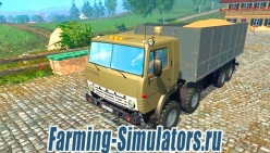 Зерновоз «КамАЗ 6350 8X8»  для Farming Simulator 2015 - скриншот