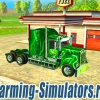 Грузовик «Kenworth T908 John Deere Edition» v1.0 для Farming Simulator 2015 - скриншот