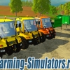 Набор грузовиков и кузовов «Unimog U400 WB» v1.1 для Farming Simulator 2015 - скриншот