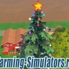 Новогодняя ёлка v1.0 для Farming Simulator 2015 - скриншот
